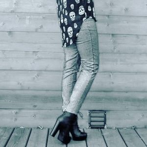 STEVE MADDEN "Turino" Lace Up Platform Boot witchy Sz 7